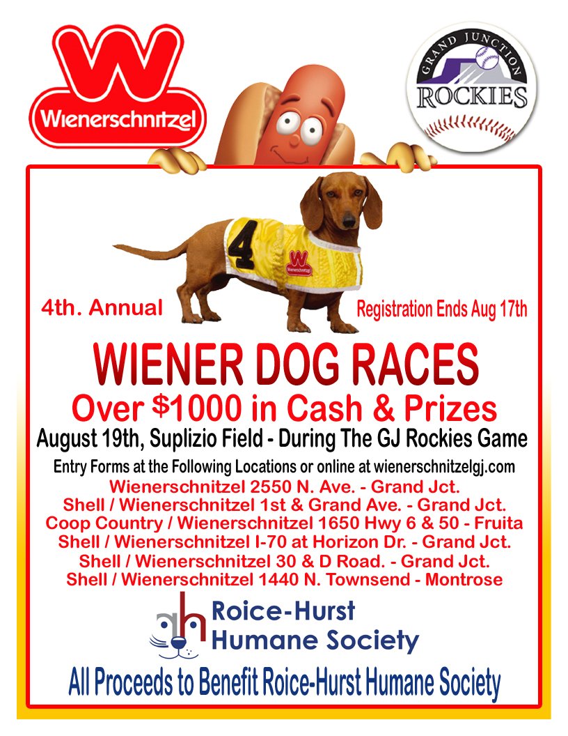 Wiener Dog Races RoiceHurst Humane Society