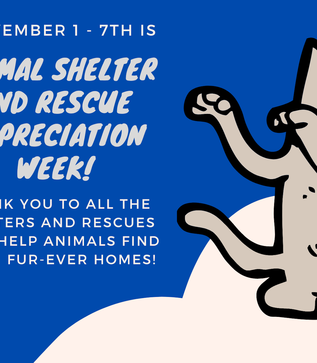 Animal Shelter and Rescue Appreciation Week