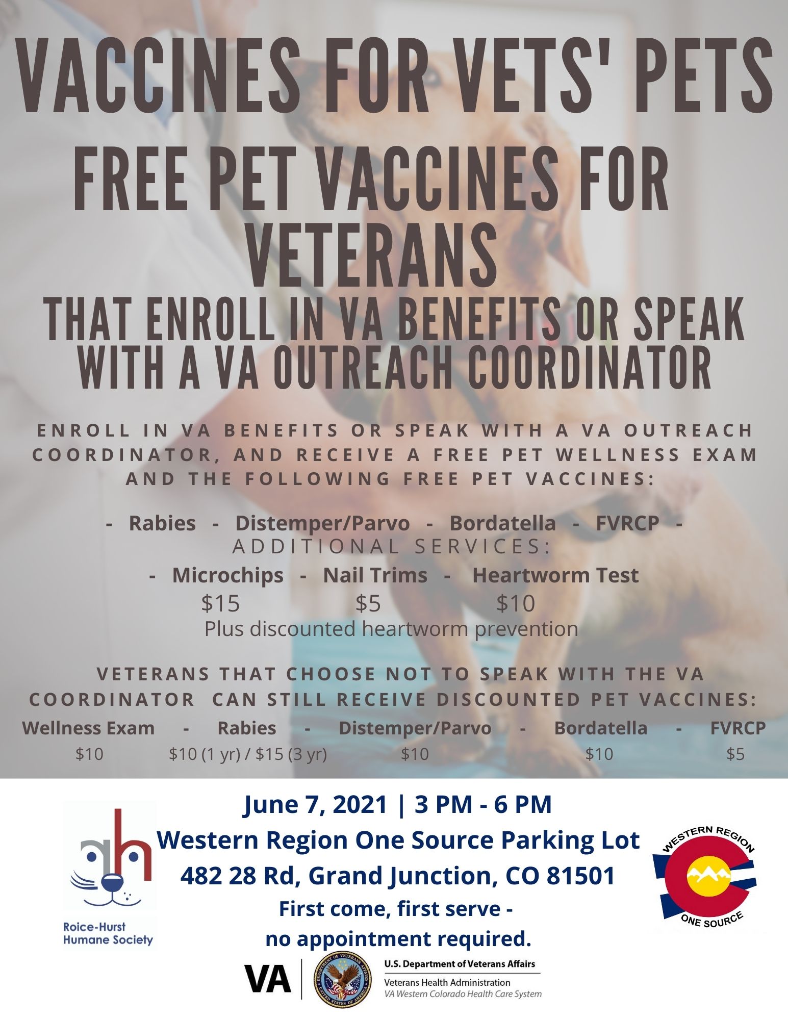Vaccines for Vets' Pets