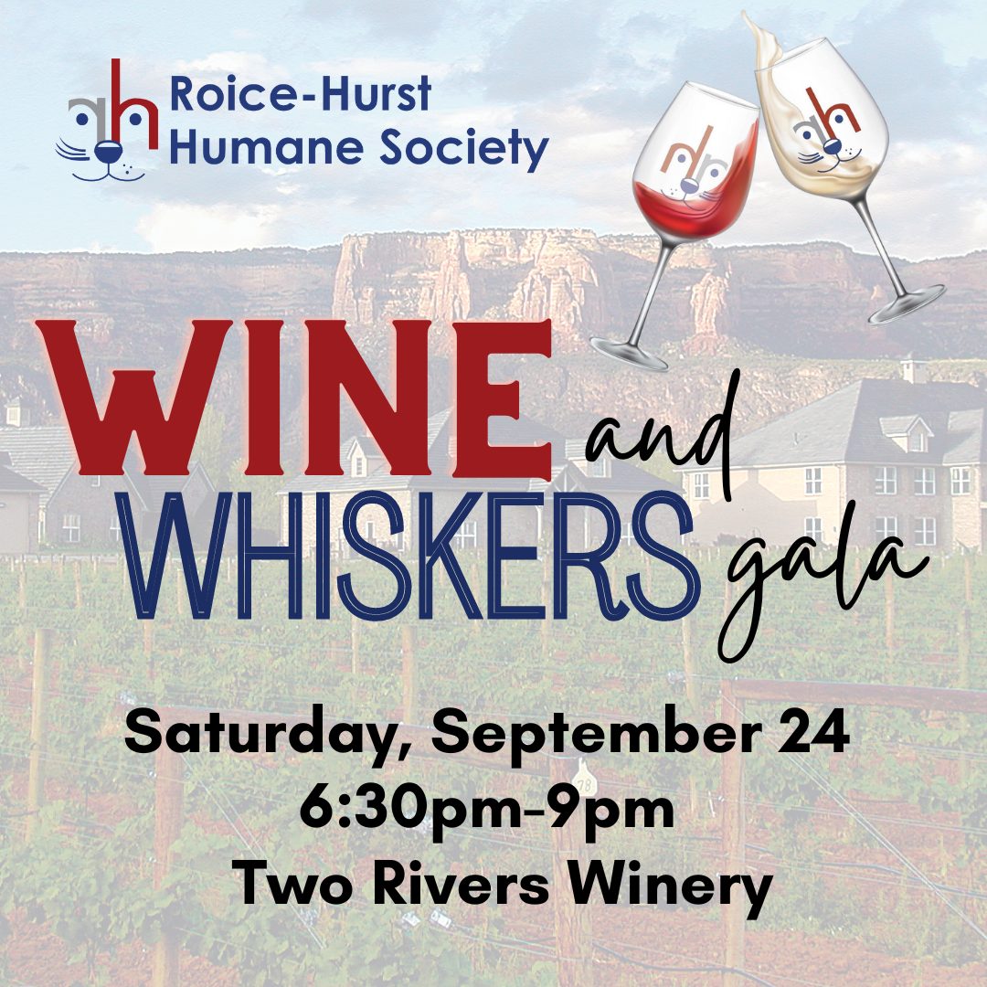 Roice-Hurst Humane Society Wine & Whiskers logo